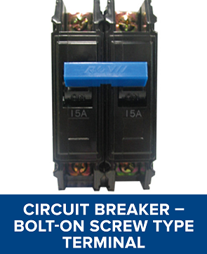 Circuit Breaker - Bolt-On Screw Type Terminal