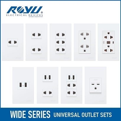Royu Wide Series Universal Outlet-min